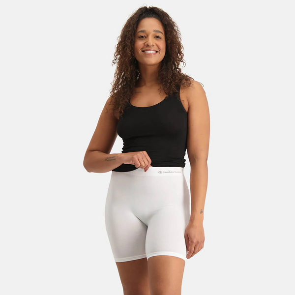 Suze Bambus-Innenshorts - weiß