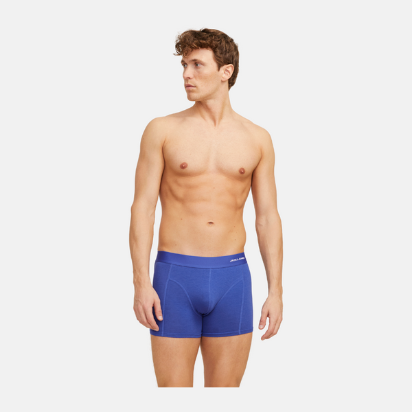 JACCREW Bambus Unterhosen 3er Pack in blau/petrol/navy