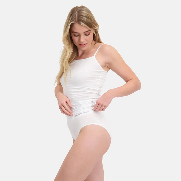 Belle bamboo maxi briefs - weiß 3er Pack