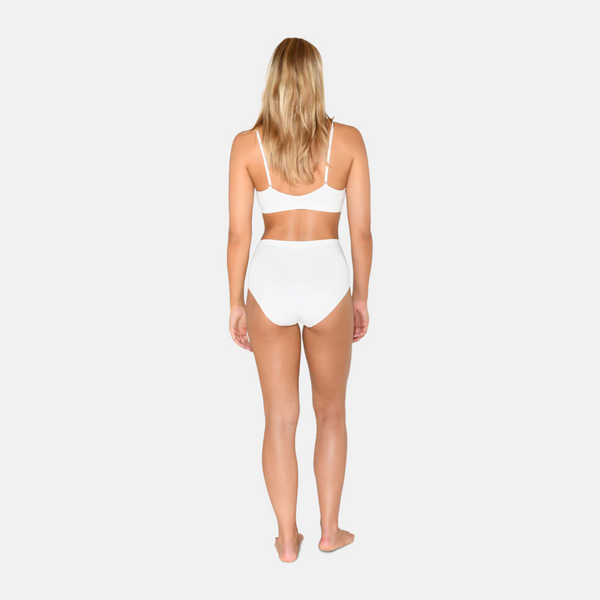 Weißer Maxi-Slip aus Bambus