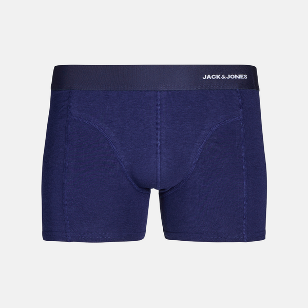 JACCREW Bambus Unterhosen 3er Pack in blau/petrol/navy