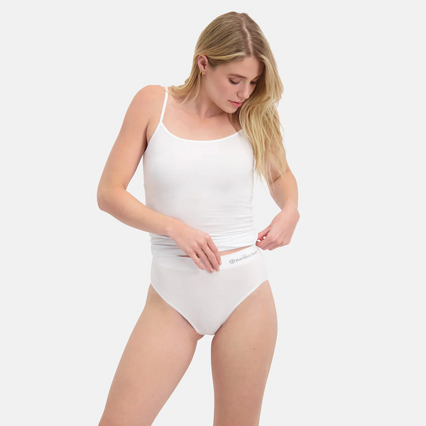 Belle bamboo maxi briefs - weiß 3er Pack