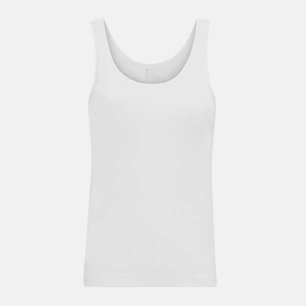 Weißes Bambus-Tanktop