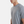 Hellgraues Bambus-T-Shirt mit Rundhalsausschnitt
