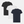 3er-Pack Bambus-T-Shirt schwarz/weiß/marine