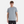 Hellgraues Bambus-T-Shirt mit Rundhalsausschnitt