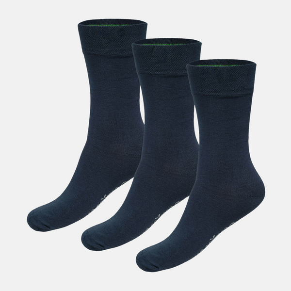Beau Bambussocken - dunkelblau 3er Pack
