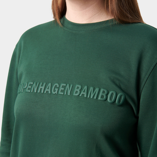Grünes Bambus-Joggingset mit Logo