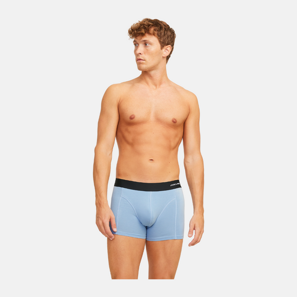 JACPHILIP Bambus-Unterhosen 3er-Pack in hellblau/navy/dunkelgrau