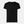 Schwarzes Bambus-T-Shirt mit Rundhalsausschnitt