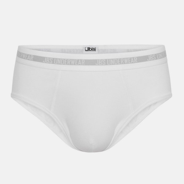 3 Paar weiße Herren-Slips aus Bambus