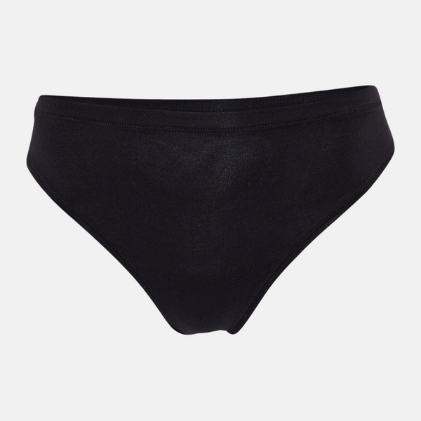 Schwarzes Bambus-Tanga-Höschen