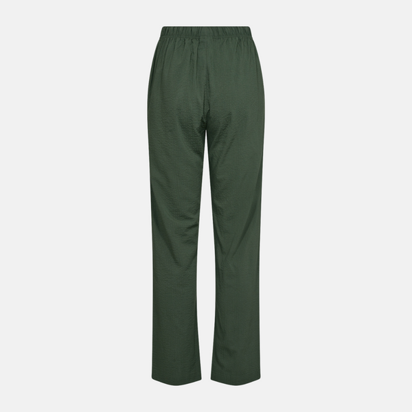 Grüne Bambushose in Seersucker-Qualität