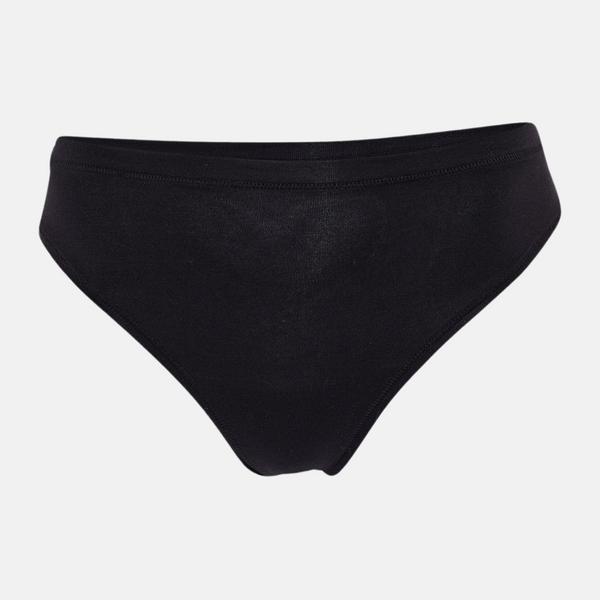 3er-Pack schwarzer Bambus-G-String-Slips