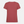 Rotes Bambus-T-Shirt mit Rundhalsausschnitt