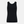 Schwarzes Bambus-Tanktop mit femininen Details