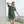 Grünes Bambus-T-Shirt-Kleid