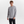 Hellgraues Bambus-Sweatshirt mit Abzeichen