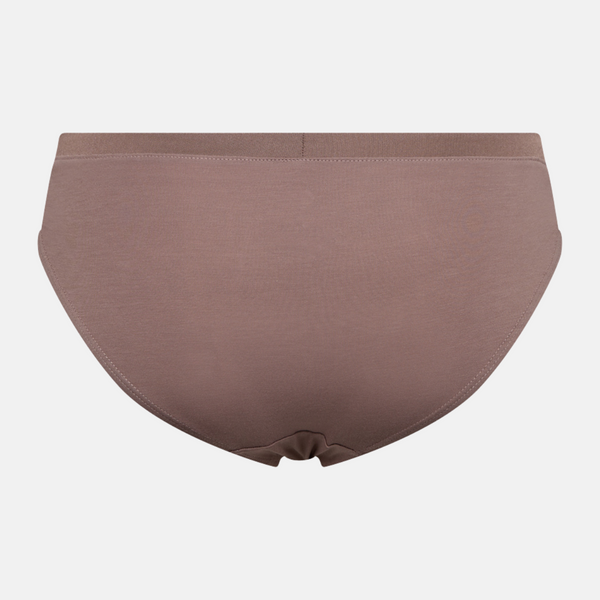 Taupe Bamboo tai Höschen mit femininen Details