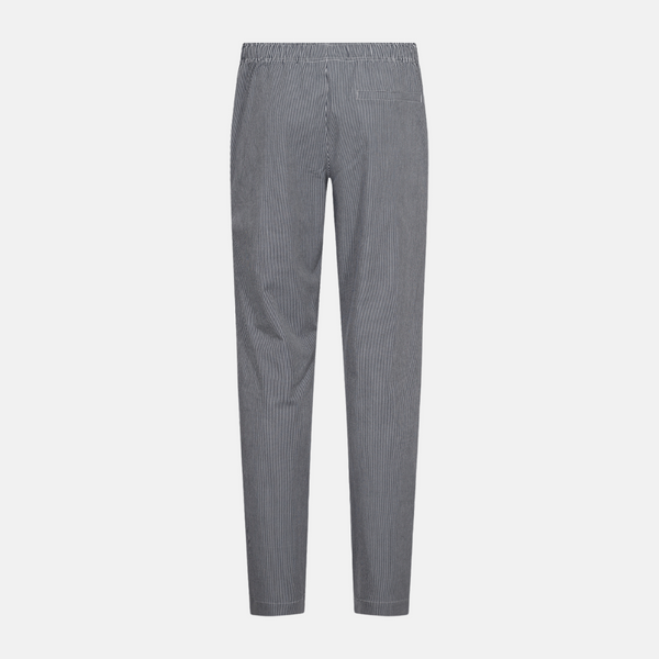 Marineblau gestreifte Bambus-Nachthose
