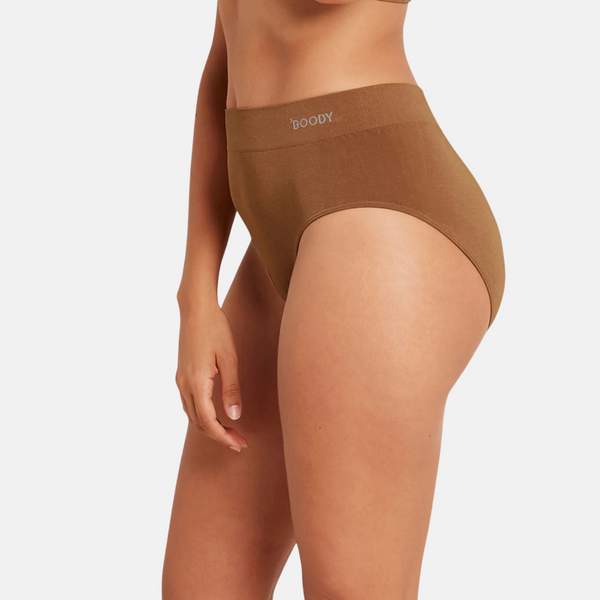 Brauner nackter Bambus-Maxislip