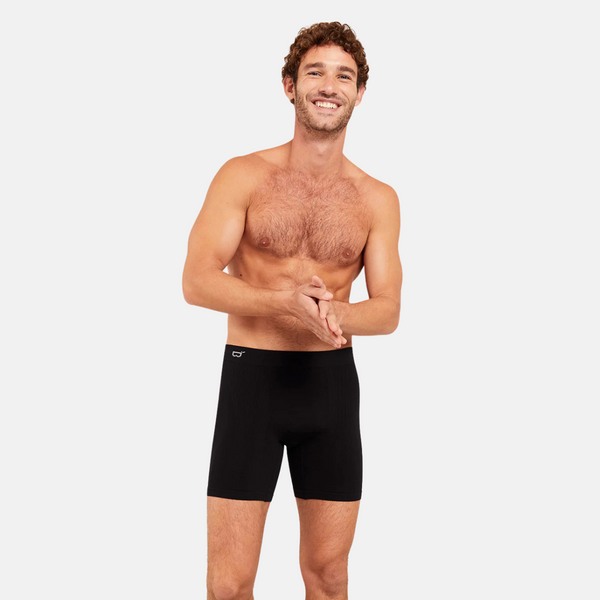 Original Bambus Unterhosen mit langen Beinen schwarz