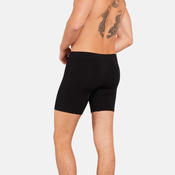 Original Bambus Unterhosen mit langen Beinen schwarz