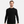 Ralph Bambus Langarm-T-Shirt mit Rundhalsausschnitt - schwarz 2er Pack