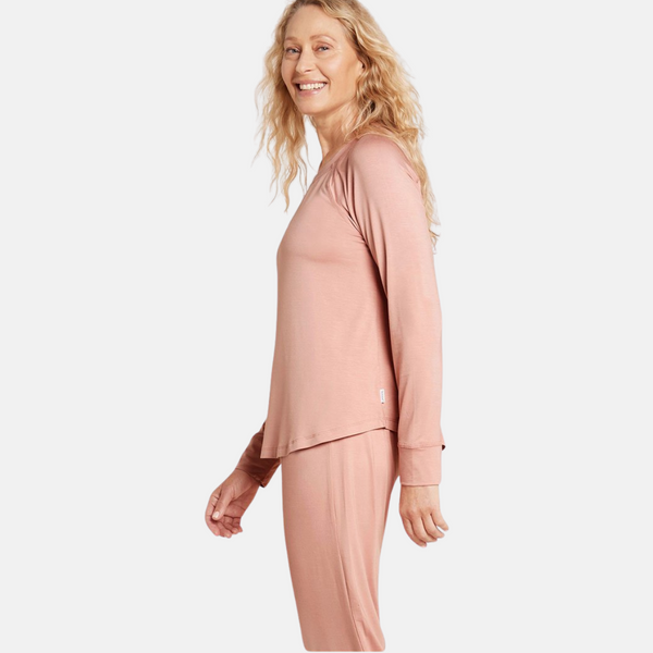 Rosa Bambus-Lounge-Set