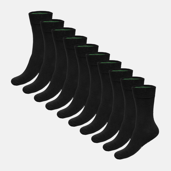 Beau Bambus Socken - Schwarz 10er Pack