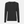 Schwarzes langärmeliges Raglan-Bambus-Lounge-T-Shirt