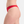 Lola Bambus G-String Slip mit schmalem Gummibund - rot 3er Pack