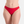Lola Bambus G-String Slip mit schmalem Gummibund - rot 3er Pack