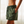 Grüne Bambusshorts in Seersucker-Qualität