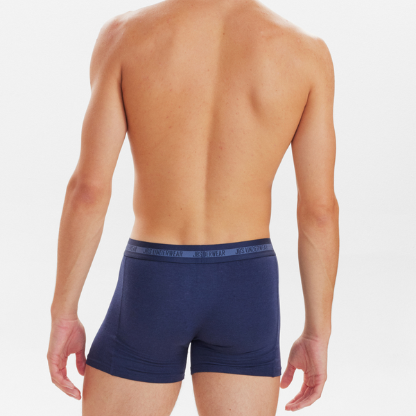 3 Paar Bambus-Unterwäsche schwarz - marineblau - grau