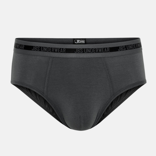 3 Paar Bambus-Slips für Männer schwarz - grau - navy