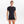 2 schwarzes schmal geschnittenes T-Shirt mit Rundhalsausschnitt aus Bambus