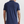 Marineblaues Piqué-Bambus-Poloshirt