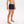 5 pak bambus underbukser i sort/navy/mørkegrå fra Claudio, sort par på model skråt forfra