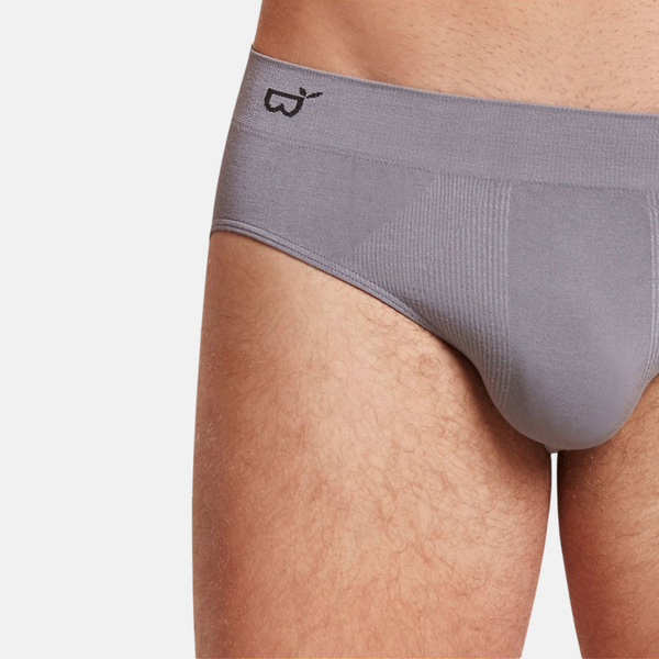 Original Bambus Herrenslips dunkelgrau