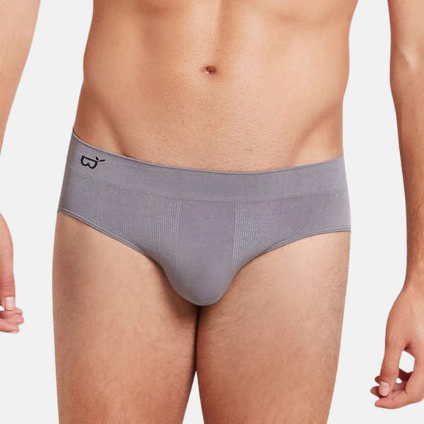 Original Bambus Herrenslips dunkelgrau