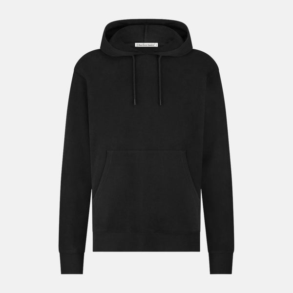 Boas Bambus Hoodie schwarz