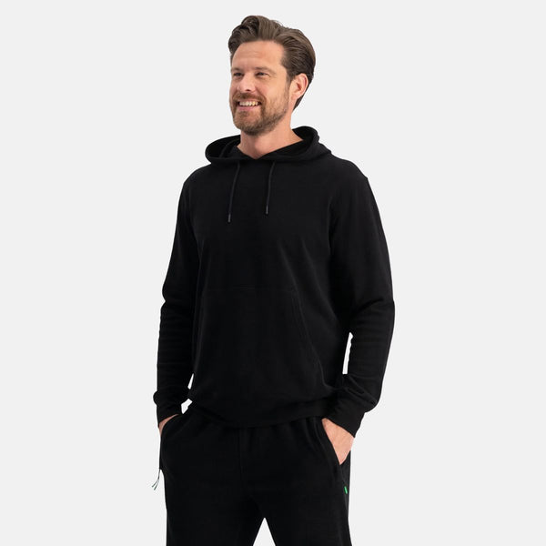 Boas Bambus Hoodie schwarz