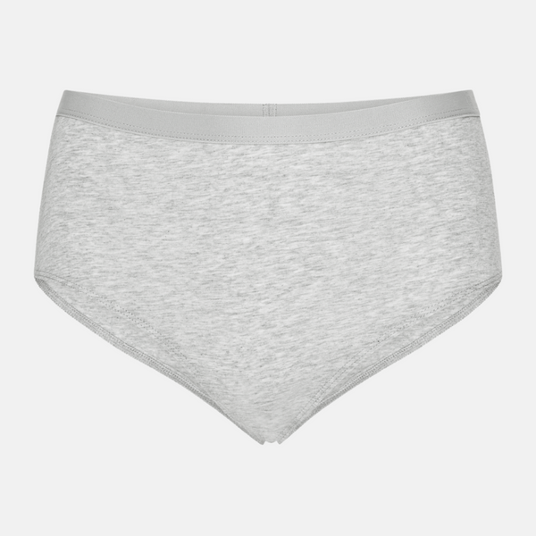 Graue Bambus-Maxislips - 3er-Pack