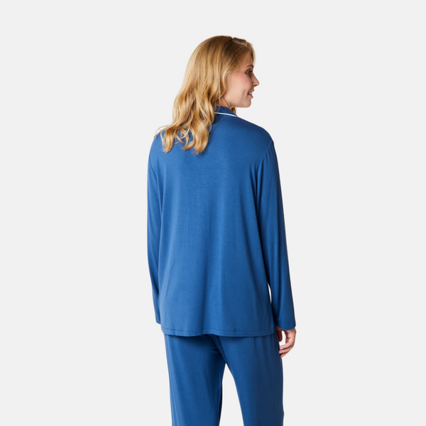Joy Bambus Nachthemd - staubig blau