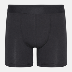 3er Pack Schwarze Bambus Unterhosen mit langen Beinen