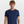 Marineblaues Bambus-T-Shirt mit Rundhalsausschnitt
