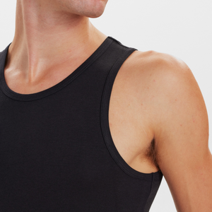 2er Pack schwarzes Bambus Tank Top
