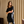 Bambus-T-Shirt-Kleid schwarz