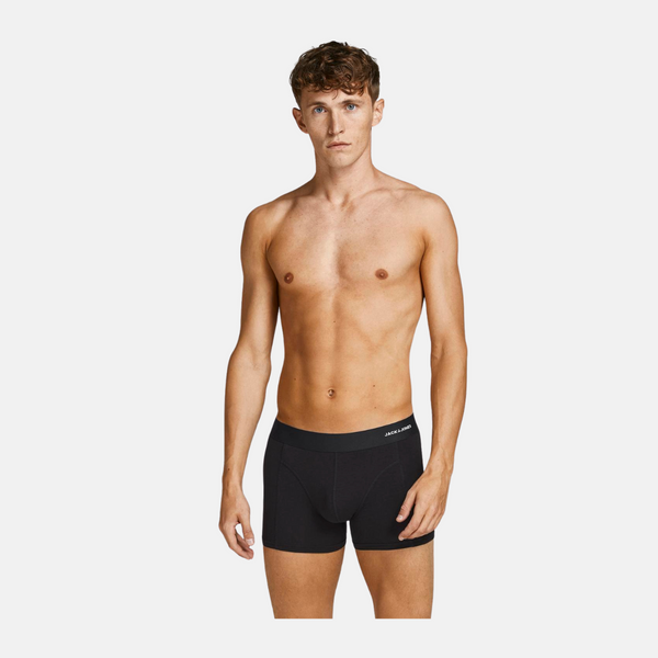 JACBASIC Bambus Unterhosen 3er Pack in schwarz